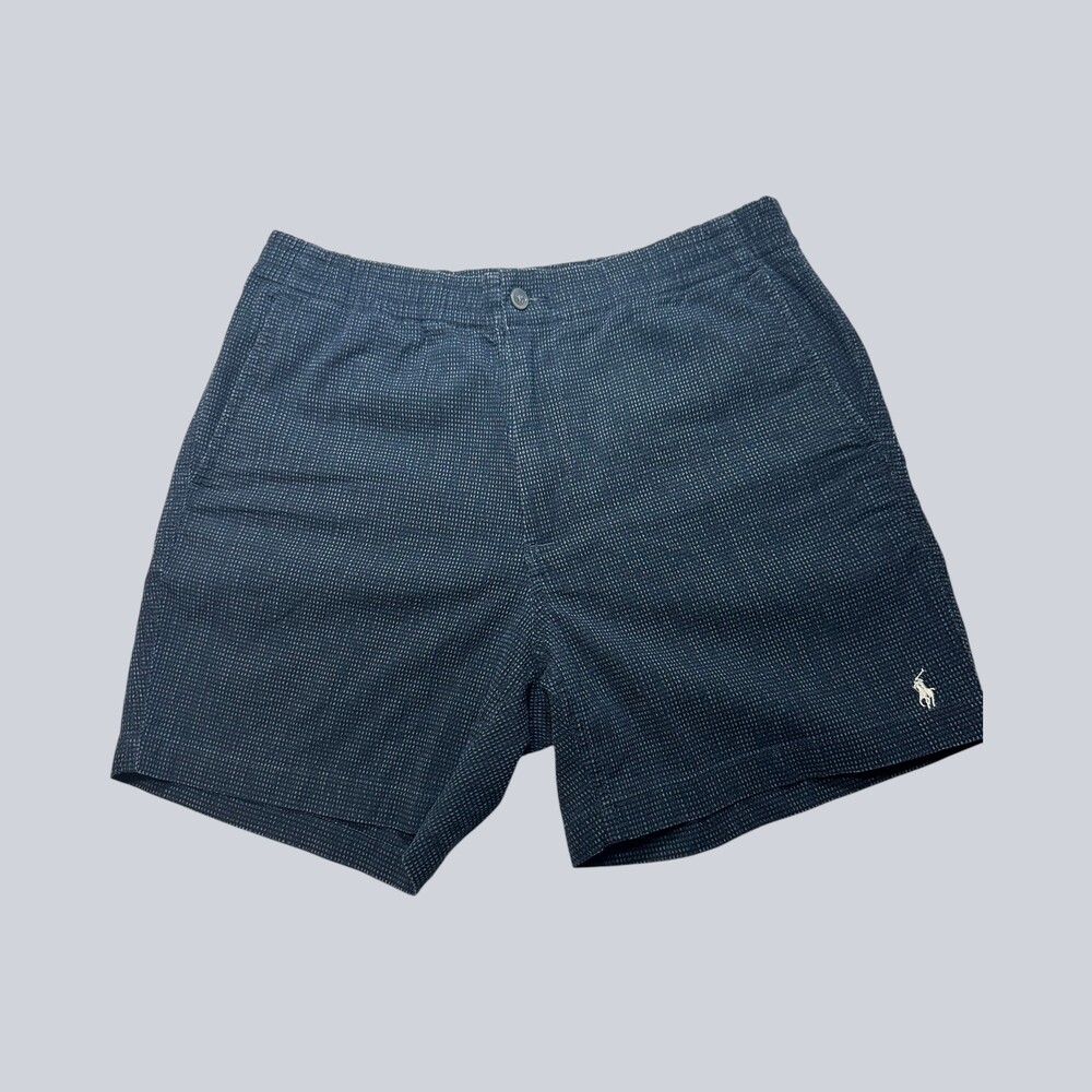 Polo Ralph Lauren Men’s Medium Blue Stretch Classic Fit Shorts 6” Inseam